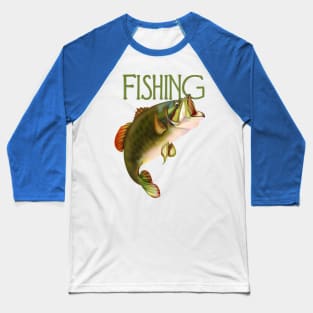 Fishing Baseball T-Shirt